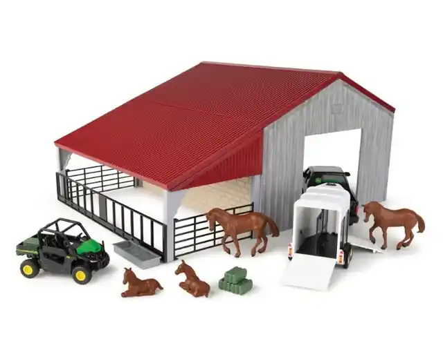 TOMY John Deere Weathered Barn Playset