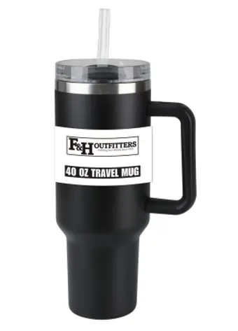 F&H Outfitters Tumbler - 40 Oz. - Black