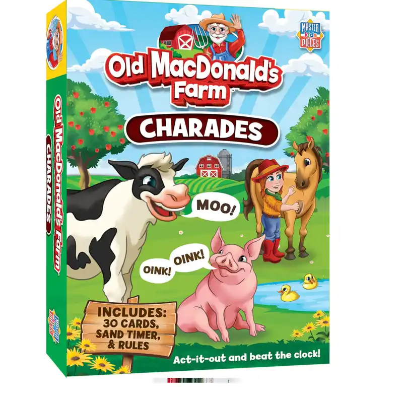 MasterPieces Old MacDonald‘s Farm - Charades Card Game