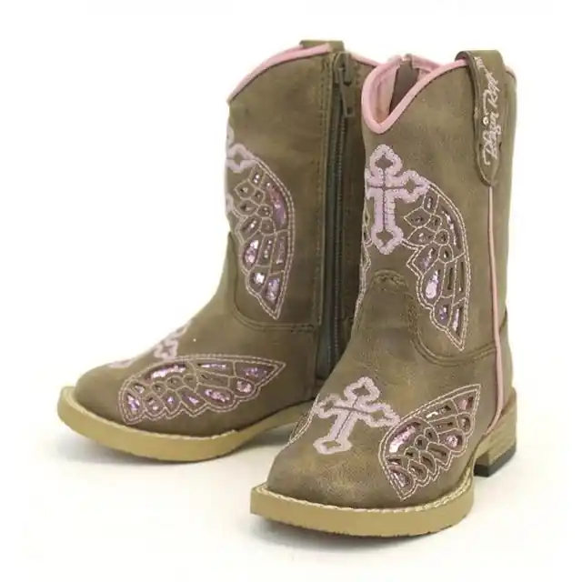 Blazin Roxx 4443202 Western Boots Children Gracie Cross Wings