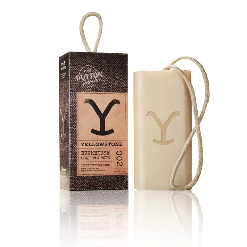 Tru Western Yellowstone Bunkhouse Soap on a Rope 10oz