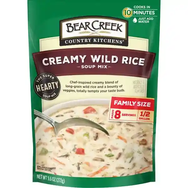 Bear Creek Country Kitchens 9.6 oz Creamy Wild Rice Soup Mix