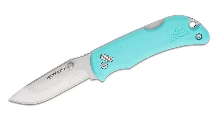 Outdoor Edge RazorMini Folding Knife 2.2" Seafoam RMS22-2C
