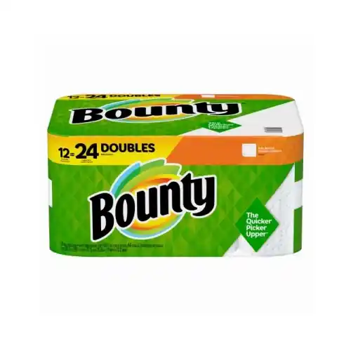 Bounty Select-a-Size Paper Towels, 12 Double Rolls, White