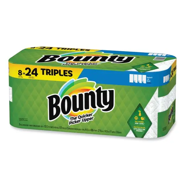 Bounty Select-a-Size Paper Towels, 8 Count Triple