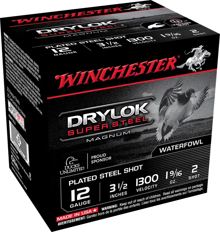 Winchester 12 Gauge, 3.5" DRYLOK SUPER STEEL XSM12L2