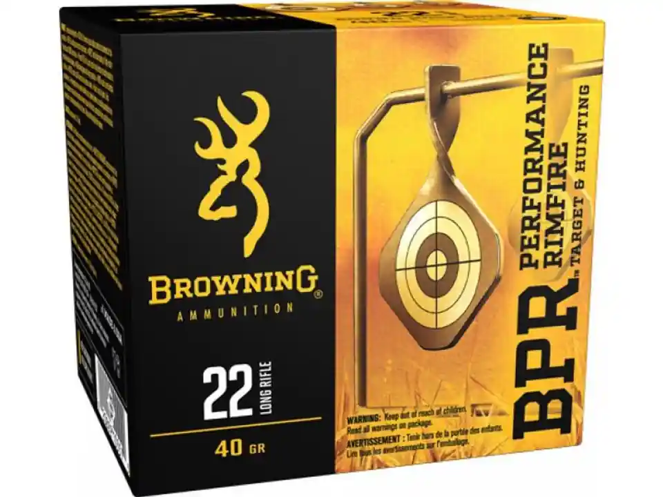 Browning BPR Performance 22 LR 40 Grain LRN 400 Rounds Per Box - B194122400