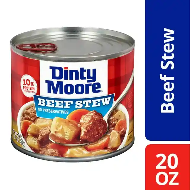 DINTY MOORE Beef Stew With Potatoes & Carrots, Shelf Stable, 20 oz
