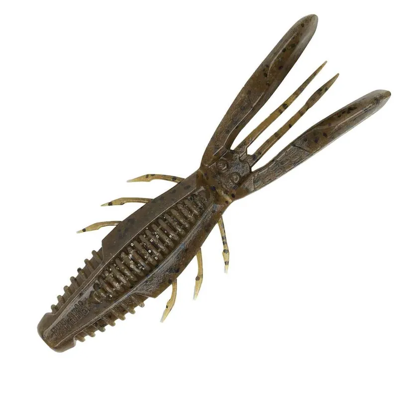 Crush City Bronco Bug Craw Bait - Green Pumpkin, 4in