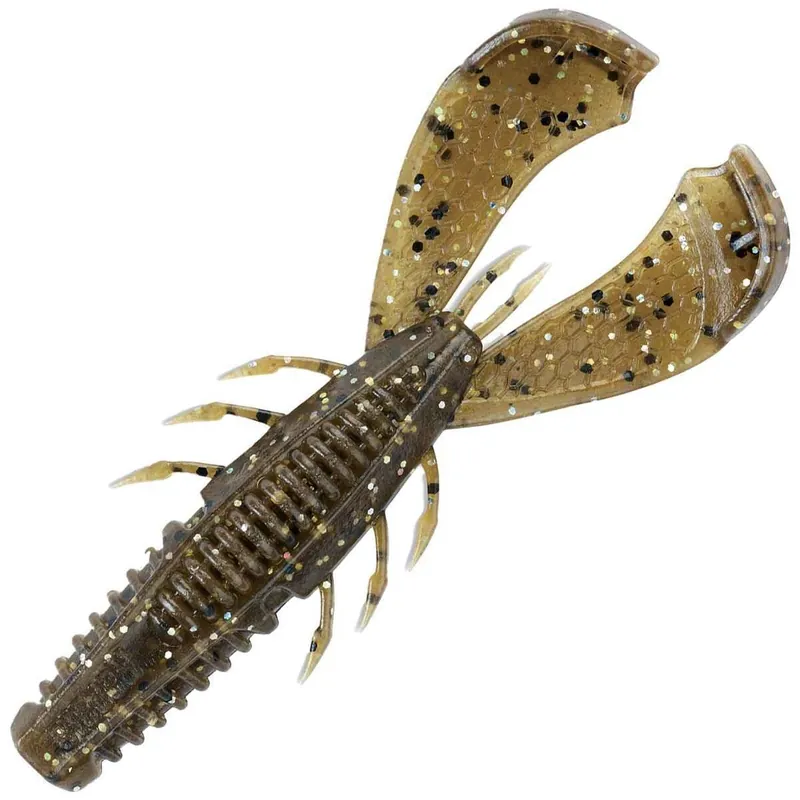 Rapala CRUSH CITY Cleanup Craw Bait - Green Pumpkin Magic, 2.83in