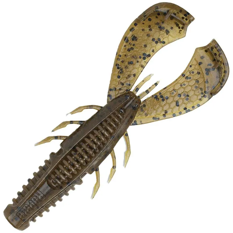 Rapala CRUSH CITY Cleanup Craw Bait - Green Pumpkin , 2.83in
