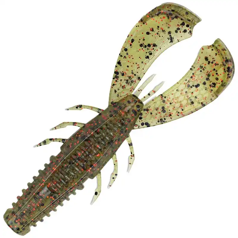 Rapala CRUSH CITY Cleanup Craw Bait - Watermelon Red , 2.83in