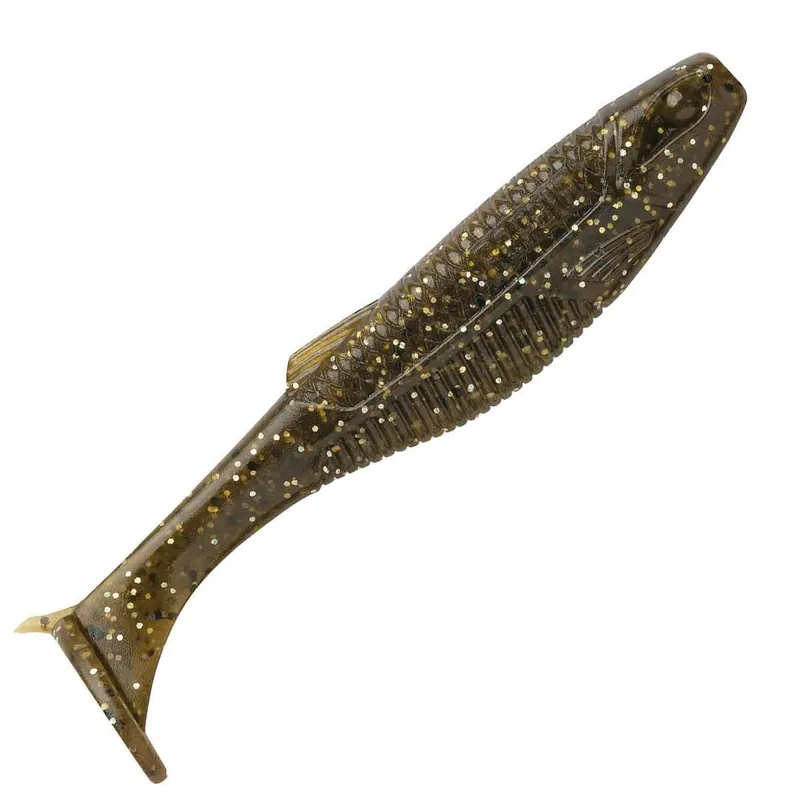 Rapala Crush City Mayor Soft Swimbaits - Green Pumpkin Magic, 3in