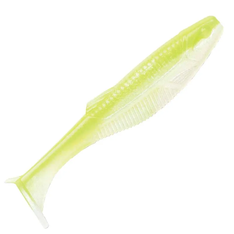Rapala Crush City Mayor Soft Swimbaits - Chartreuse Pearl, 4"