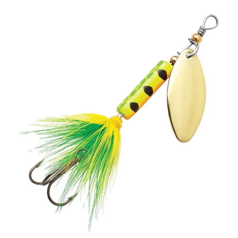 Blue Fox Whip Tail Deep Runner Inline Spinner - Firetiger, 1/8oz, Size 1