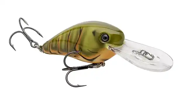 Strike King Gravel Dawg 8 Crankbait Green Orange Belly Craw