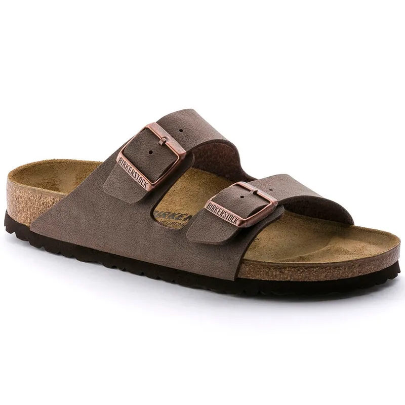 Birkenstock Women‘s 2-Strap Arizona Birkibuc Sandals - Mocha