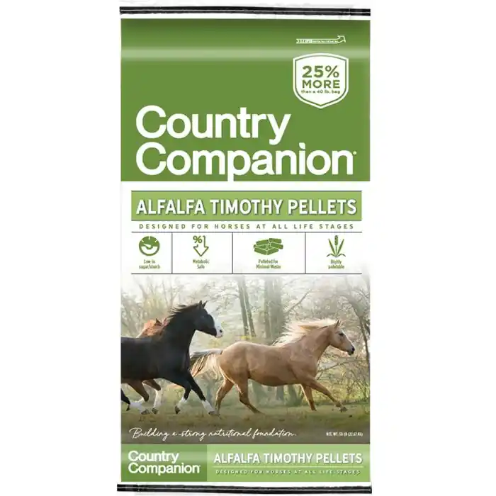Country Companion Alfalfa Timothy Pellets, 50 lb