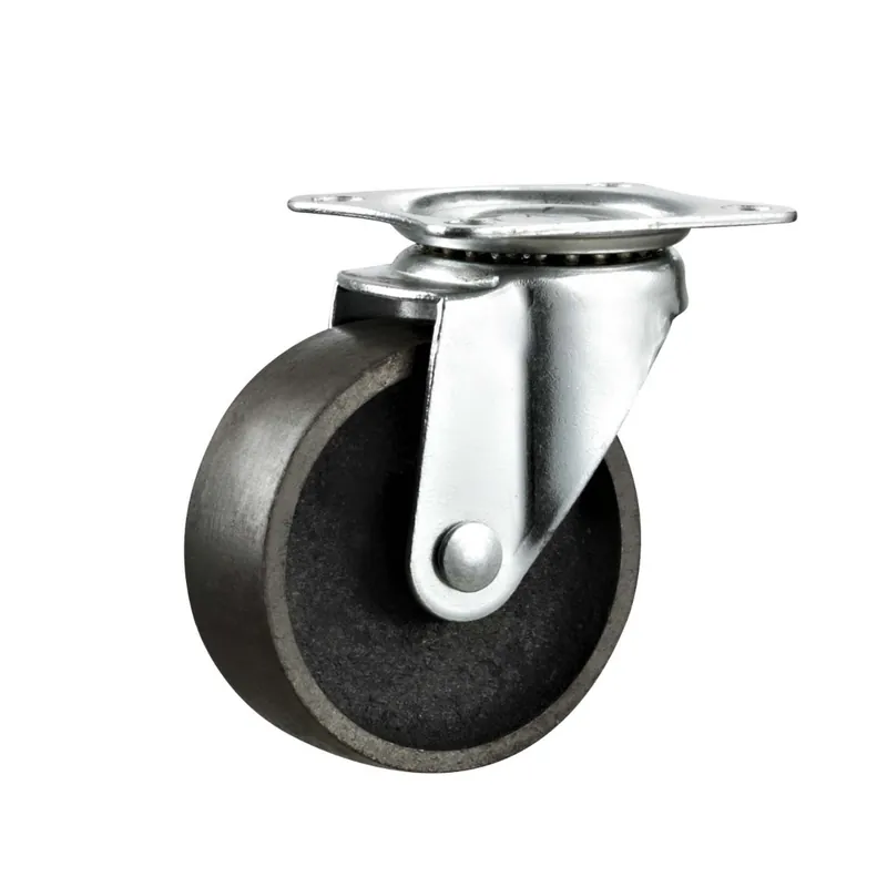 Precision Casters + Wheels™ 2" Swivel Steel Caster