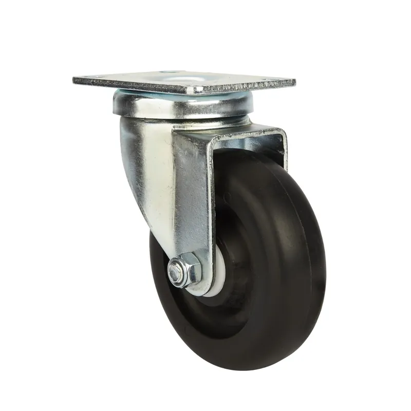 Precision Casters + Wheels™ 4" Swivel Plastic Caster
