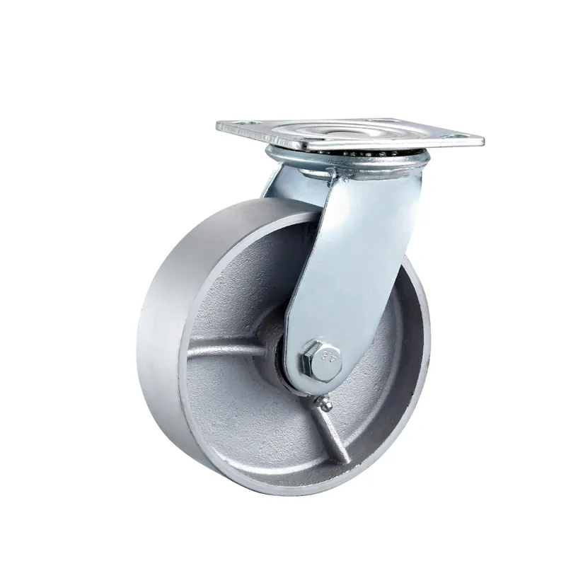 Precision Casters + Wheels™ 6" Swivel Steel Caster