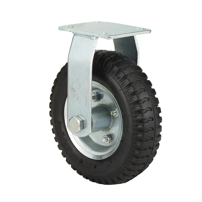 Precision Casters + Wheels™ 8" Rigid Pneumatic Caster