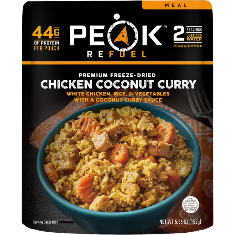 Peak Refuel Chicken Coconut Curry Premium Freeze Dried Meal
