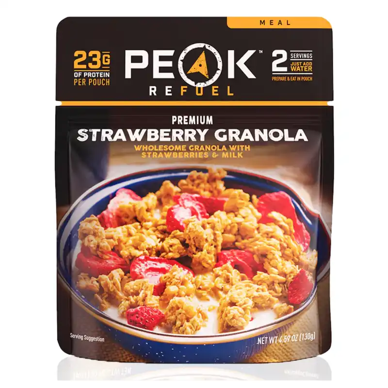 Peak Refuel Strawberry Granola Premium Freeze Dried Breakfast Meal