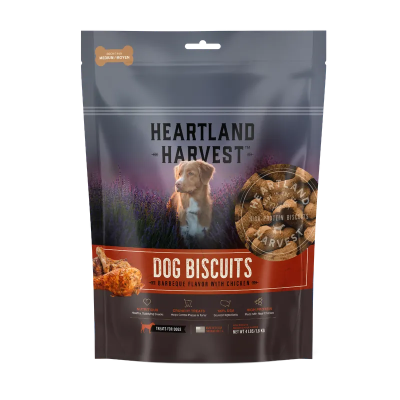 Heartland Harvest™ 4 LBS. Barbeque Flavor Medium Dog Biscuits