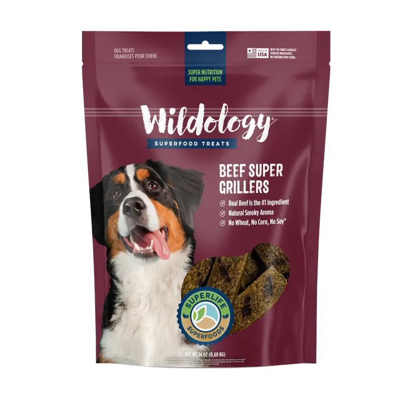 Wildology® 24 OZ Beef Super Grillers Dog Treats