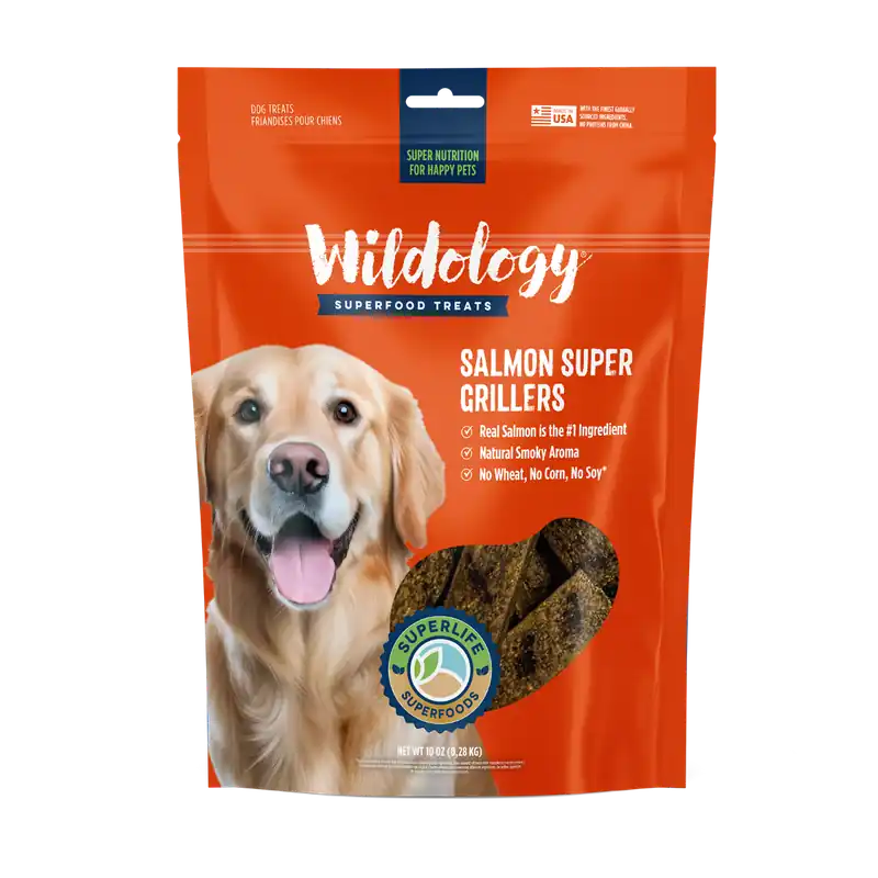 Wildology® 10 OZ Salmon Super Grillers Dog Treats