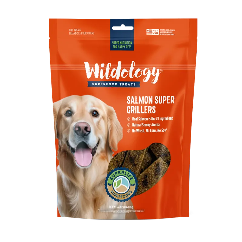 Wildology® 24 OZ Salmon Super Grillers Dog Treats