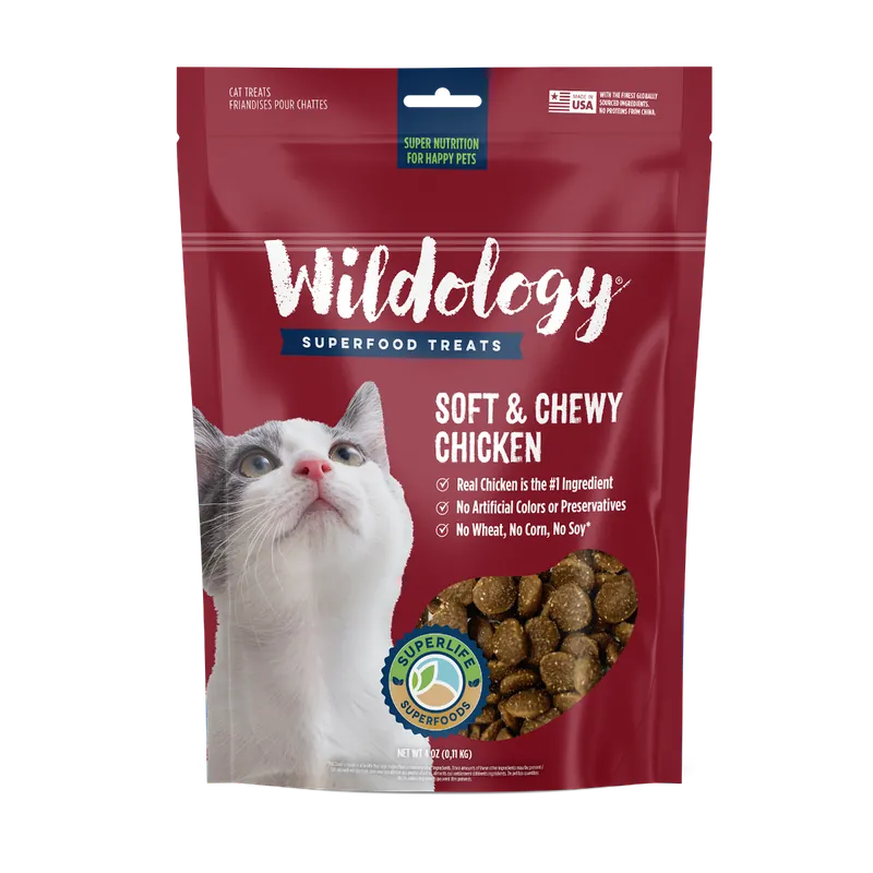 Wildology® 4 OZ Chicken Soft & Chewy Cat Treats