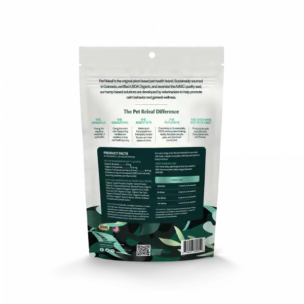Pet Releaf Stress Releaf CBD Edibites For Small Dogs – Peanut Butter