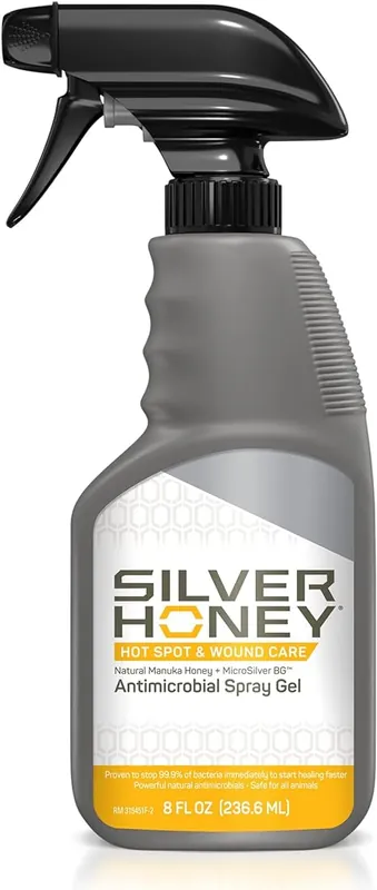 Silver Honey Hot Spot & Wound Care Spray Gel - 8 oz Spray Gel
