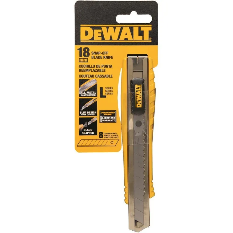 DEWALT 18 mm Metal Body Snap Off Knife