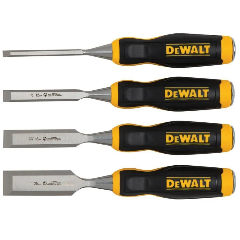 DEWALT 4 Piece Wood Chisel Set
