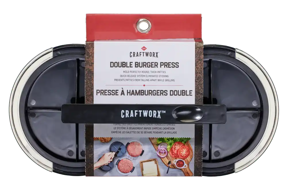 Craftworx™ Double Burger Press