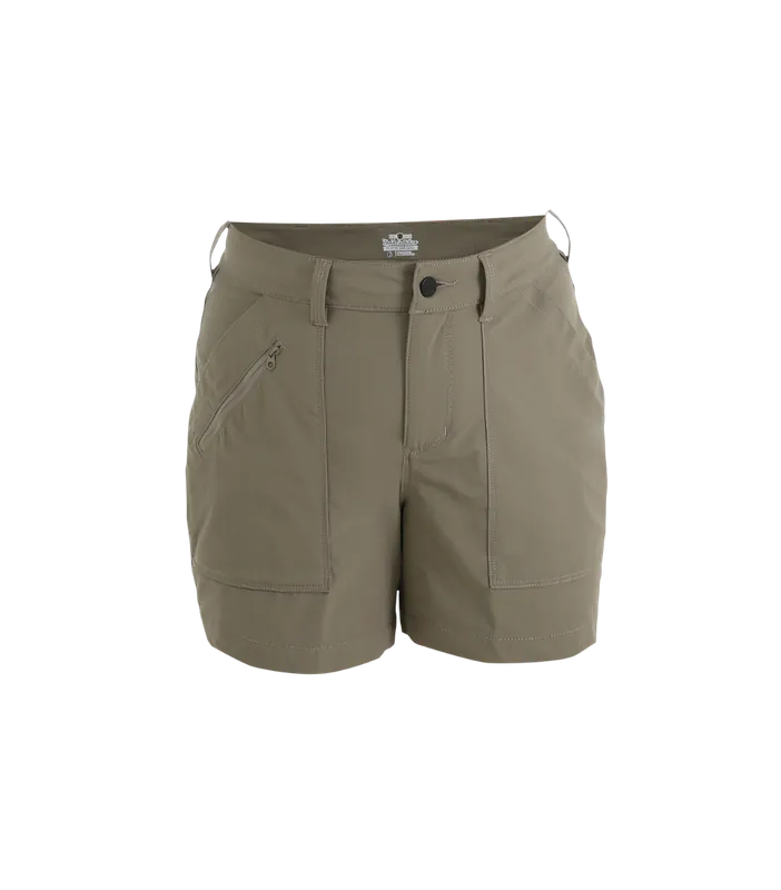 Noble Outfitters Women‘s Tug-Free Performance Short Dark Khaki 24071-057