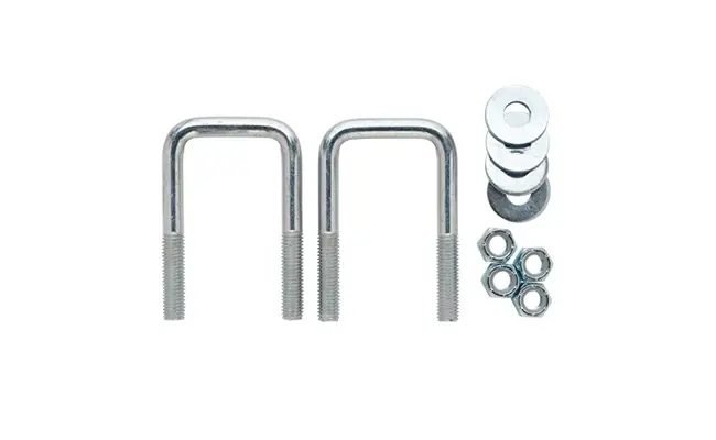 Carry-On Trailer U-Bolt Kit 1/2" x 2" Square