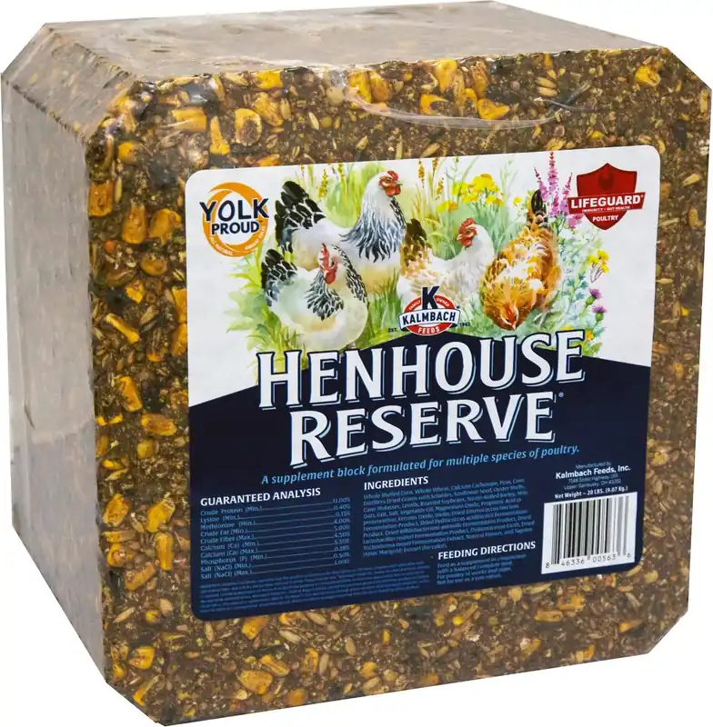 Kalmbach Henhouse Reserve Poultry Supplement, 20-lb block