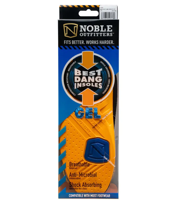 Noble Outfitters Best Dang Insoles Gel