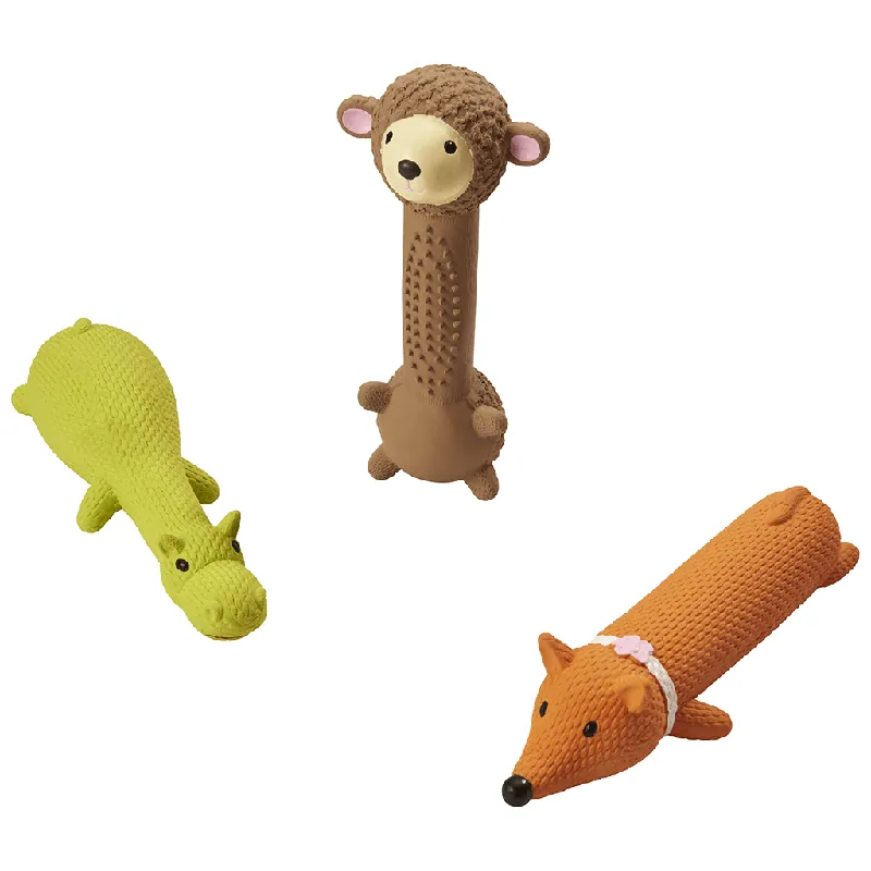 SPOT Assorted Style 9" Latex Friend Dog Toy