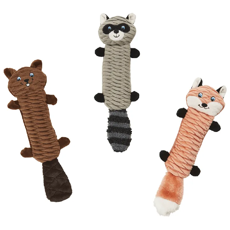 SPOT Assorted Style Skinneeez Stretch & Squeak 13" Dog Toy