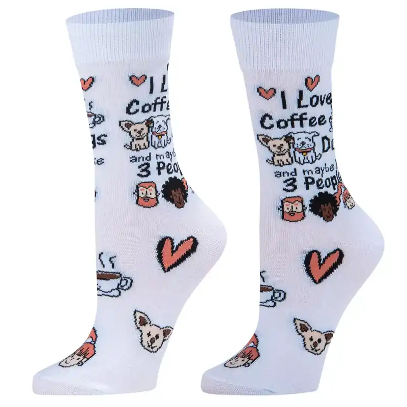 Crazy Socks Fun Prints Crew Socks - Things I Love