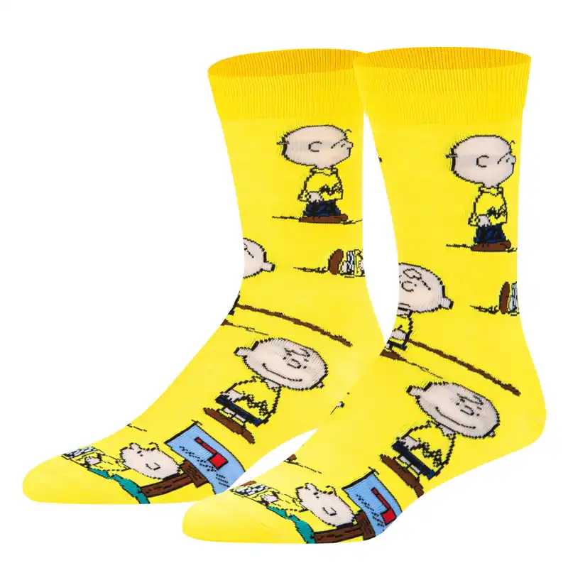 Crazy Socks Fun Prints Crew Socks - Charlie Brown