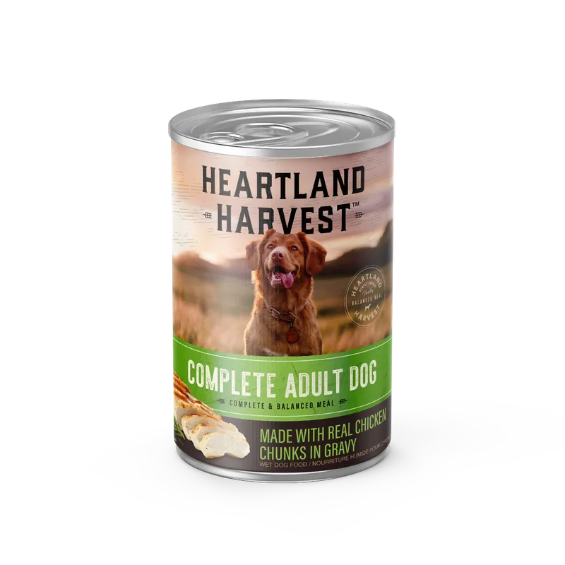 Heartland Harvest Complete Adult Wet Dog Food-Chicken 14.5oz