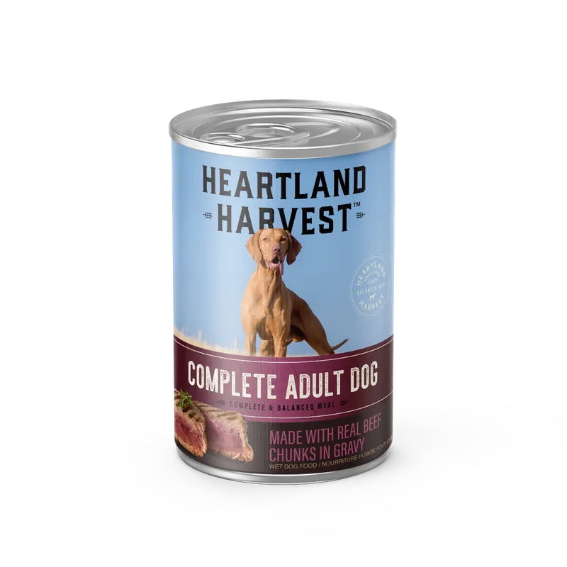 Heartland Harvest Complete Adult Wet Dog Food-Beef 14.5oz