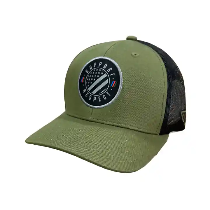 SRVS Support & Respect Patch Hat - OD Green