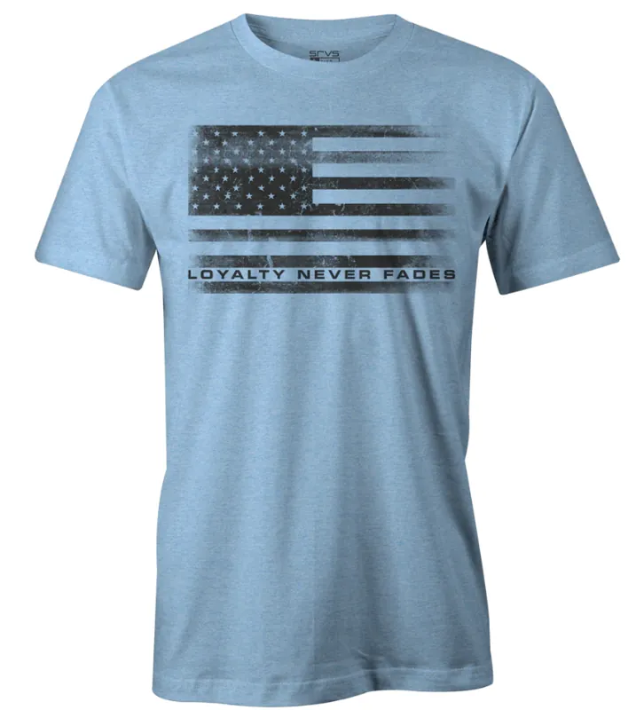 SRVS Barksdale Unisex T-Shirt 6F1101 Blue